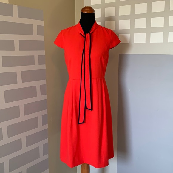 J.Crew - Tie-Neck Sleeveless Dress 365 Crepe J2557 - Picture 1 of 6